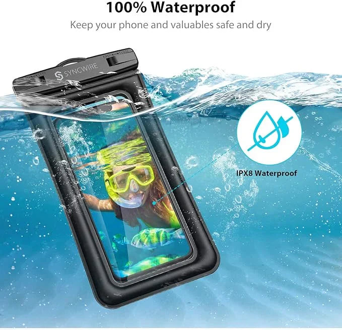 Water proof Transparent Mobile cover for Safety And Swimming Pool 1 Pc